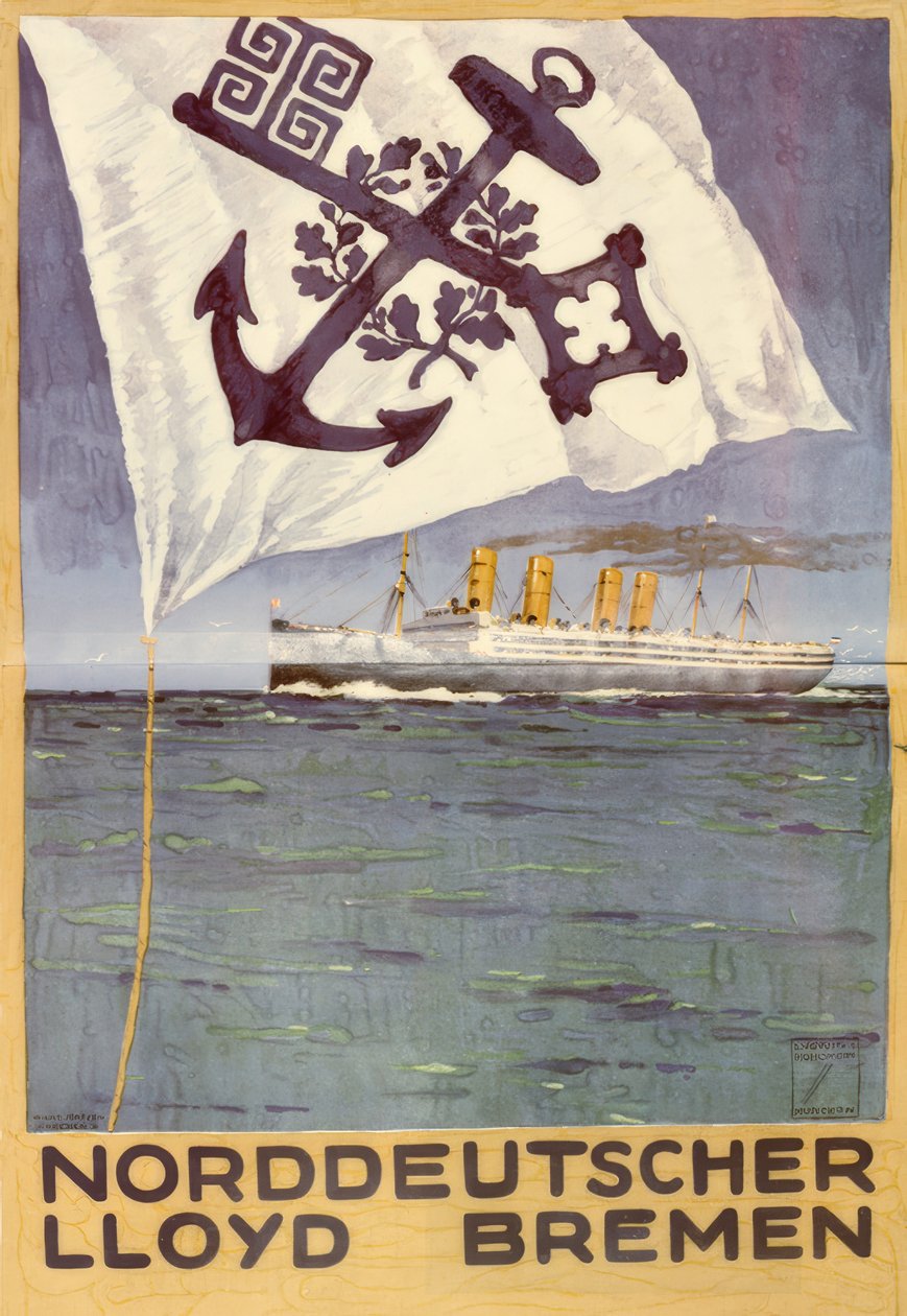 Norddeutscher Lloyd Bremen - Ludwig Hohlwein