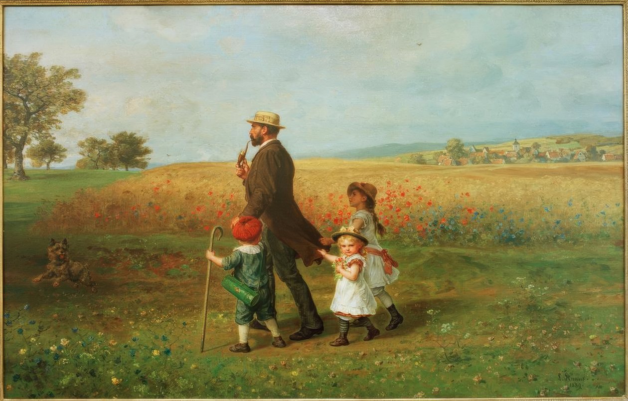 Promenade dominicale - Ludwig Knaus
