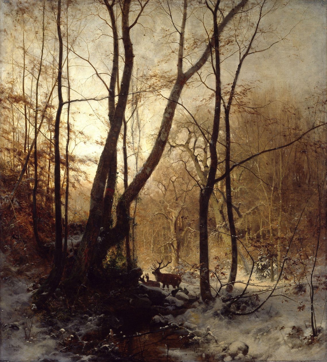 Hiver en Allemagne - Ludwig Munthe