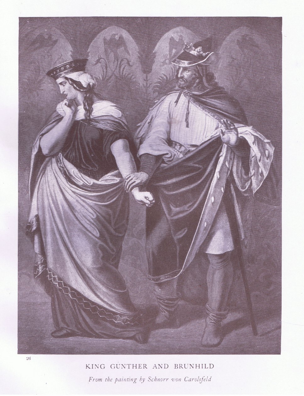 Le roi Gunther et Brunhild - Ludwig Schnorr von Carolsfeld