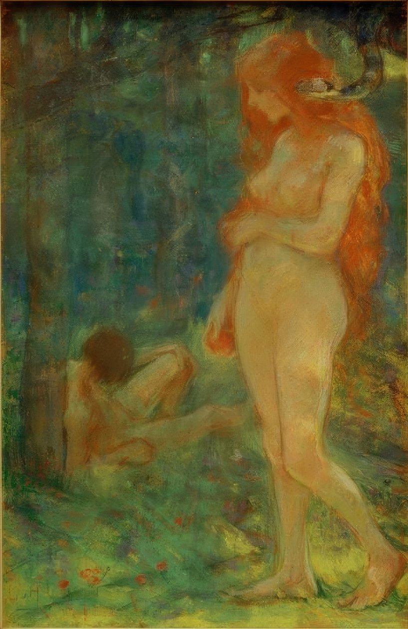 Adam et Ève - Ludwig von Hofmann
