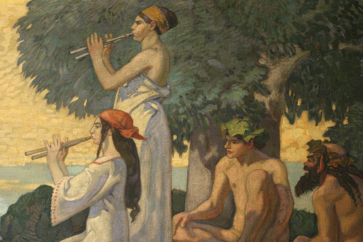 Procession de Dionysos - Ludwig von Hofmann