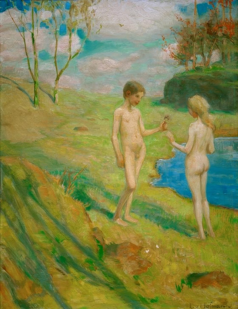 Éveil du printemps - Ludwig von Hofmann