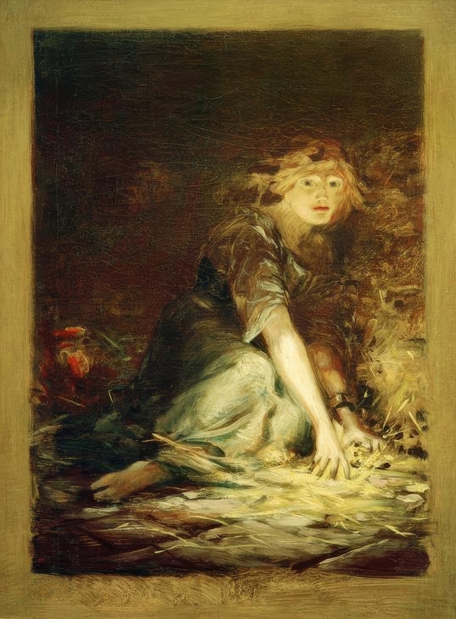 Gretchen en prison - Ludwig von Hofmann