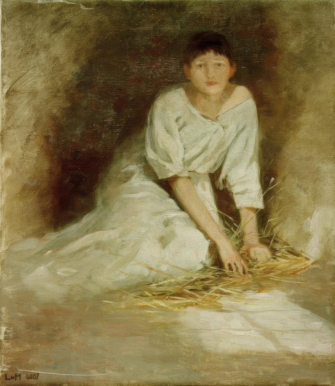 Gretchen en prison - Ludwig von Hofmann