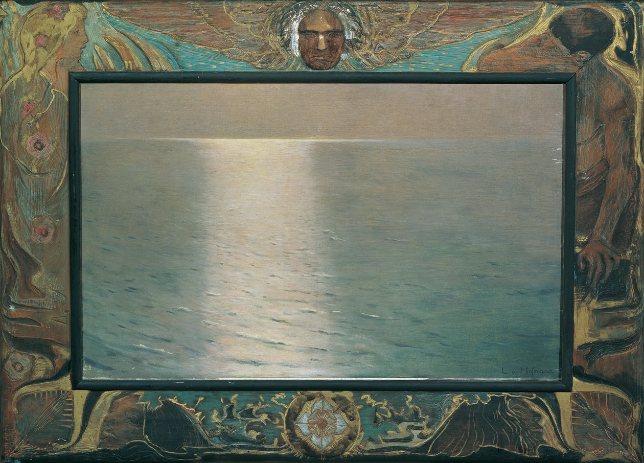 Largo (coucher de soleil) - Ludwig von Hofmann