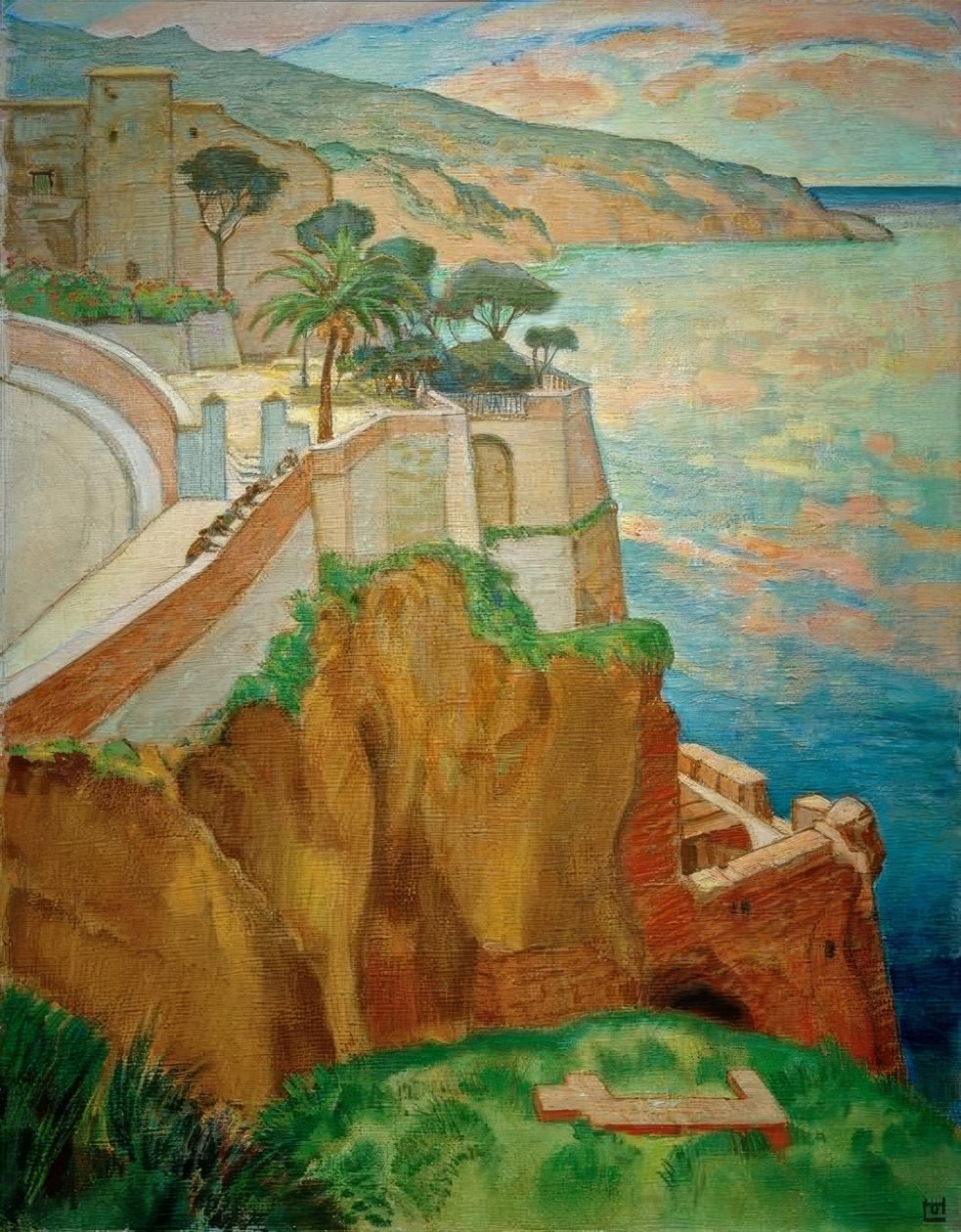 Côte de Sorrente - Ludwig von Hofmann
