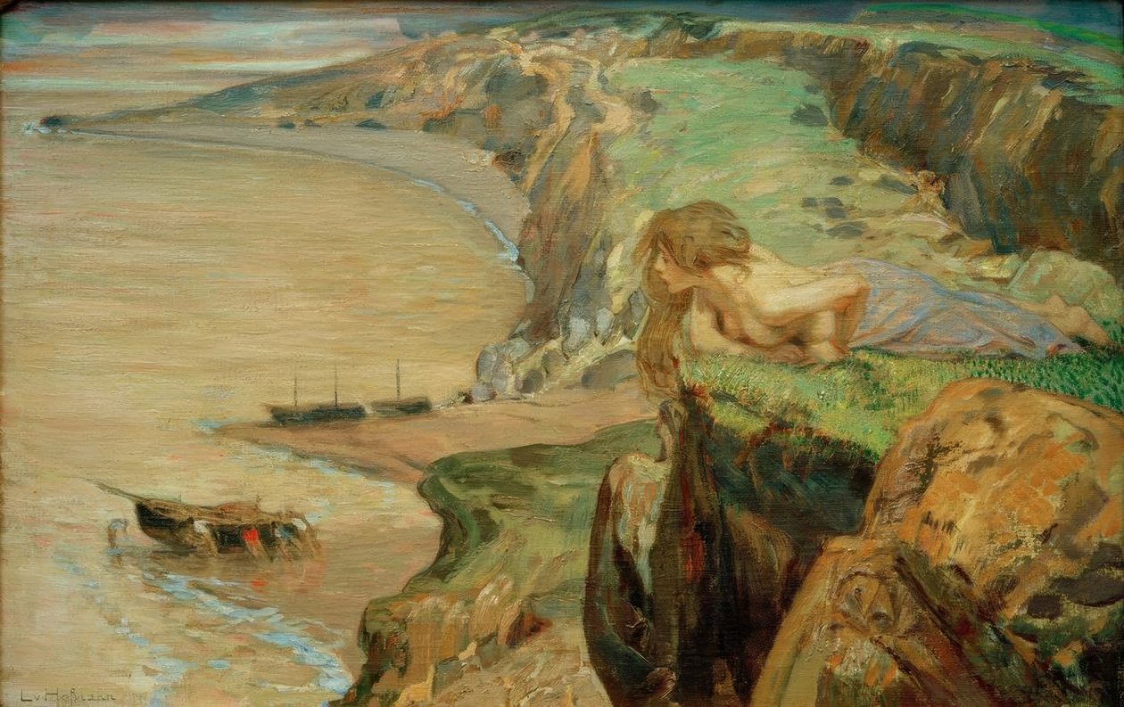 Côtes rocheuses du sud - Ludwig von Hofmann