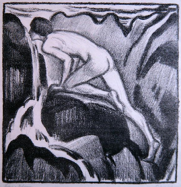 Boisson de puits - Ludwig von Hofmann