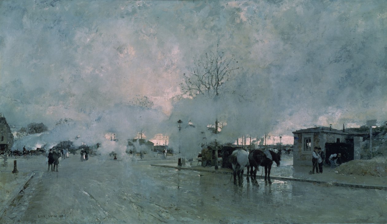 La maison près du chemin de fer - Luigi Loir