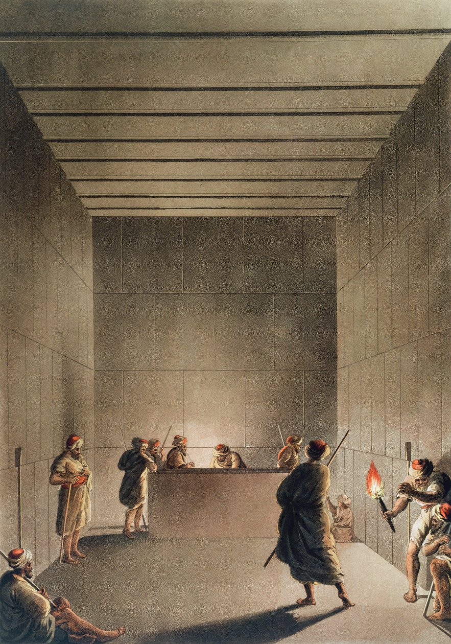 Chambre et Sarcophage dans la Grande Pyramide de Gizah, planche 6 de 