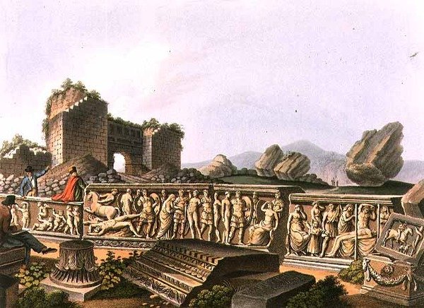 Fragments à Éphèse - Luigi (after) Mayer
