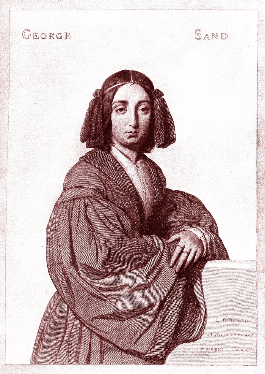 George Sand (1804-1876) - Luigi Calamatta
