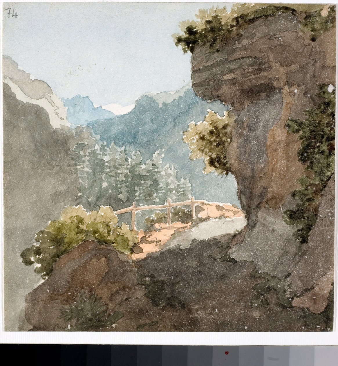 Vue de sentier de montagne - Luigi Garibbo