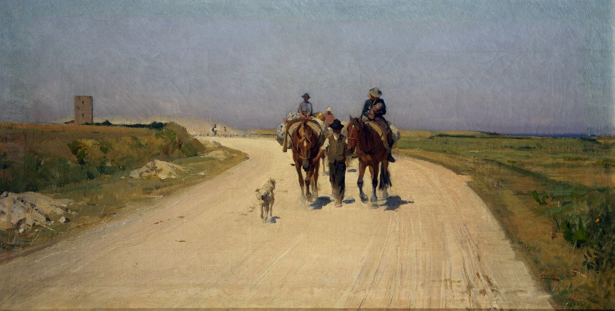 Route ensoleillée - Luigi Gioli