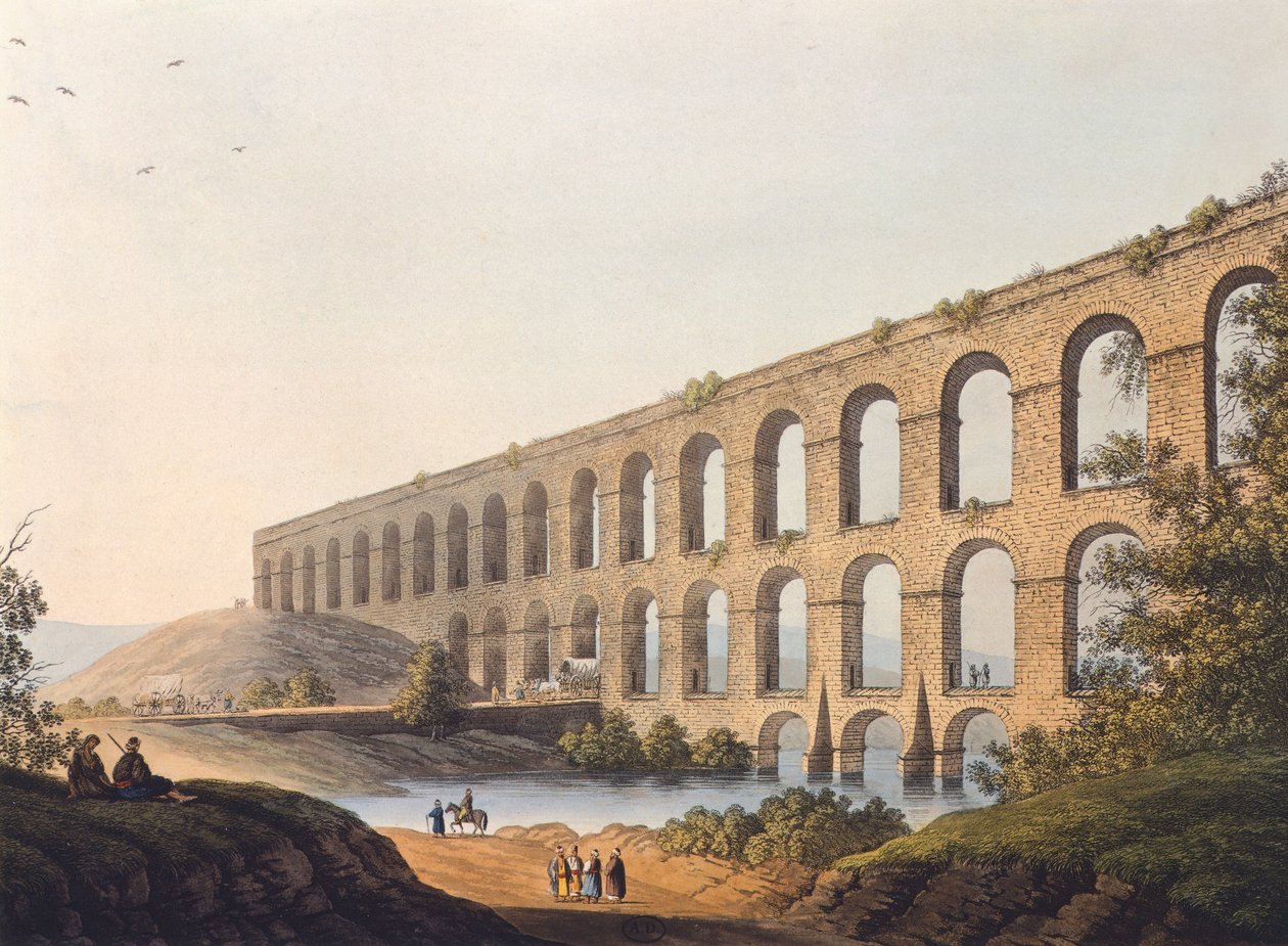 Aqueduc près de Belgrade par Luigi Mayer - Luigi Mayer