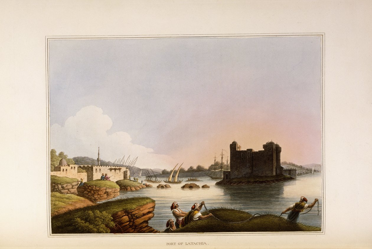 Port de Lattaquié - Luigi Mayer