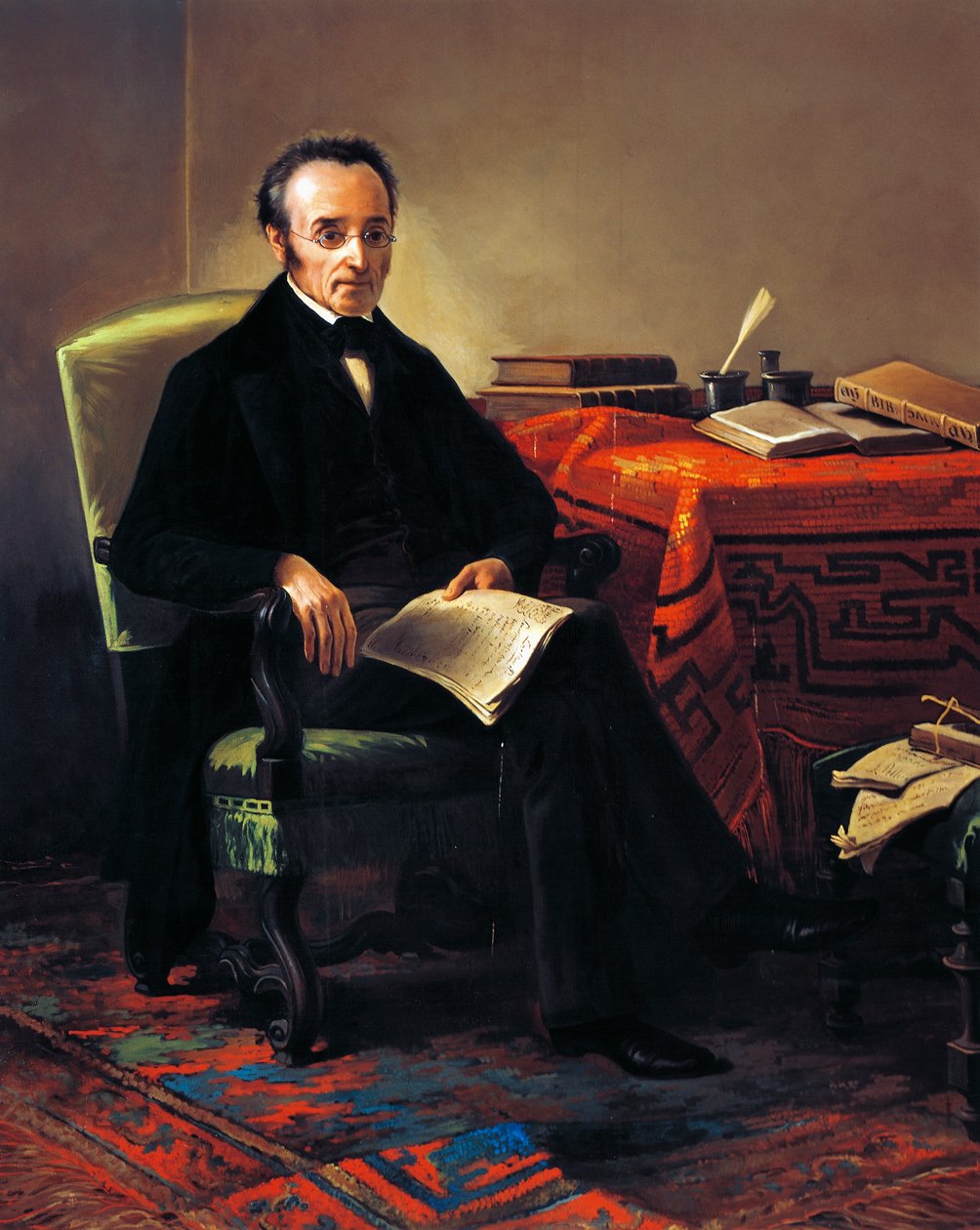 Portrait de Silvio Pellico - Luigi Norfini