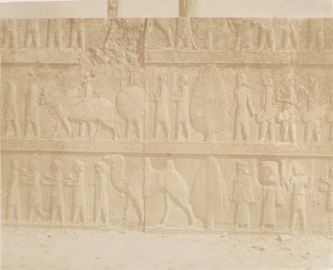 Procession sur la façade de la Grande Échelle - Luigi Pesce