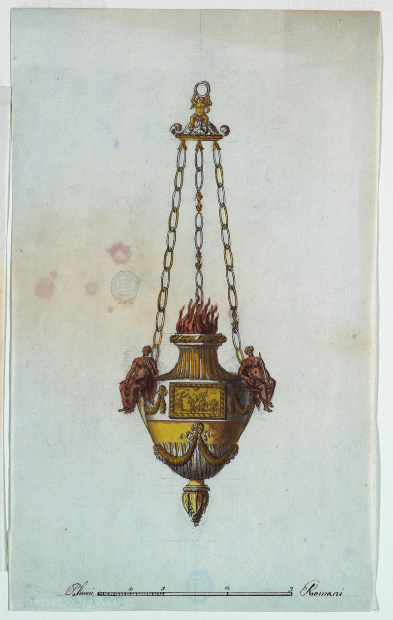 Dessin, lampe d