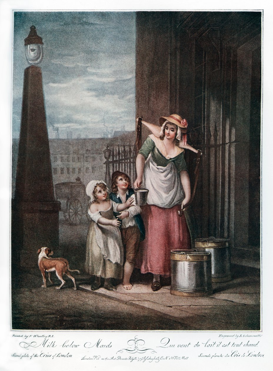 Lait sous les servantes, 1793 - Luigi Schiavonetti