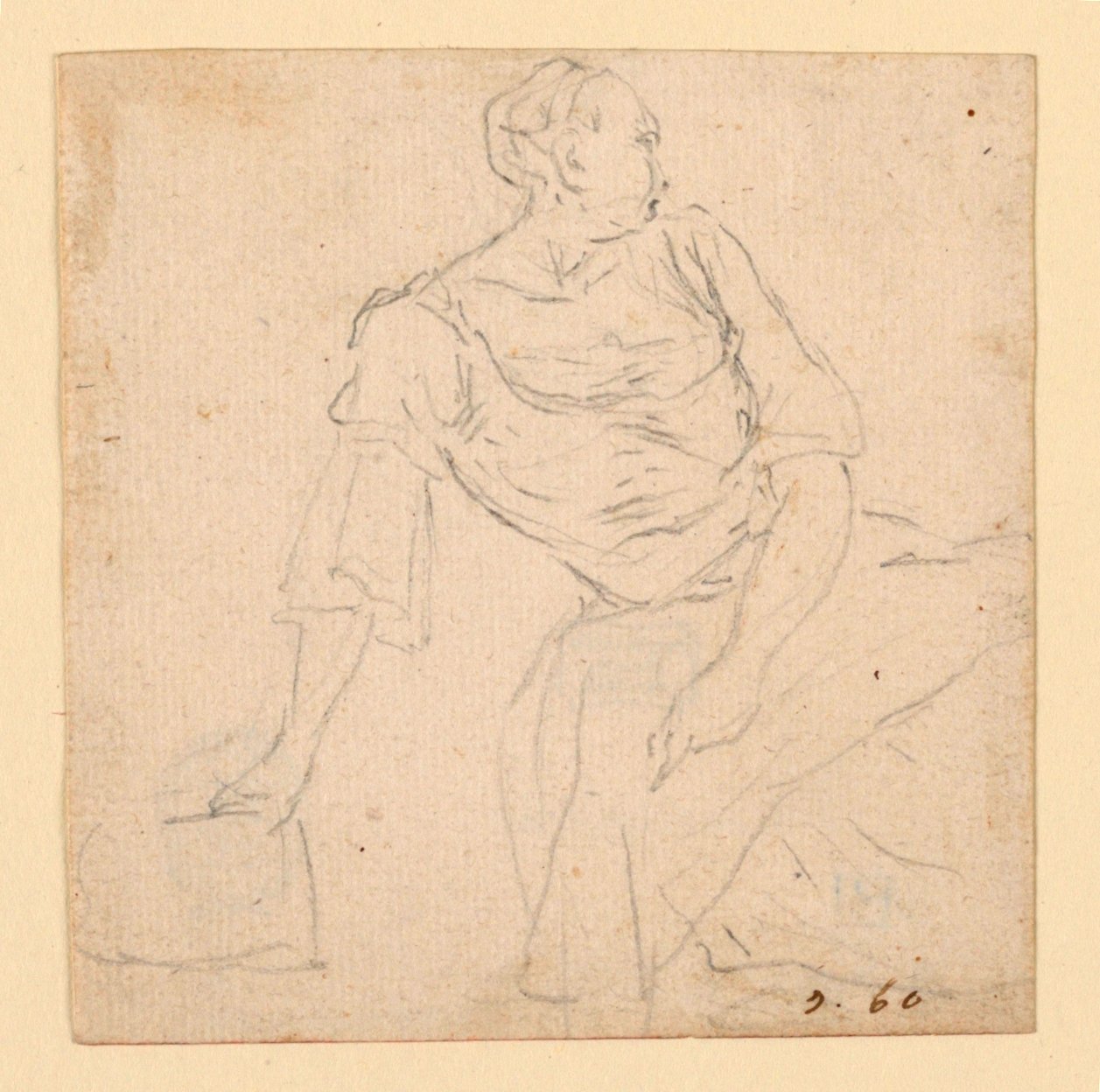 Femme Assise - Luigi Vanvitelli