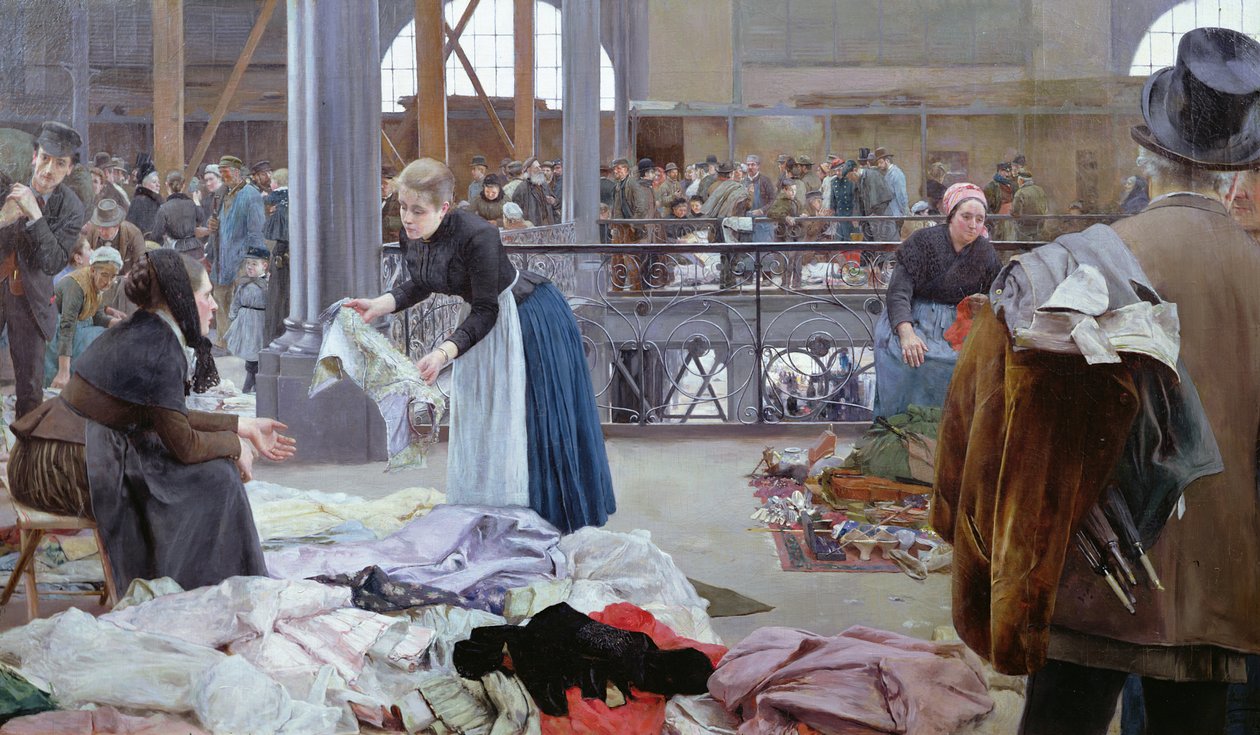 Le Carreau du Temple, Paris, 1890 - Luis Jimenez y Aranda
