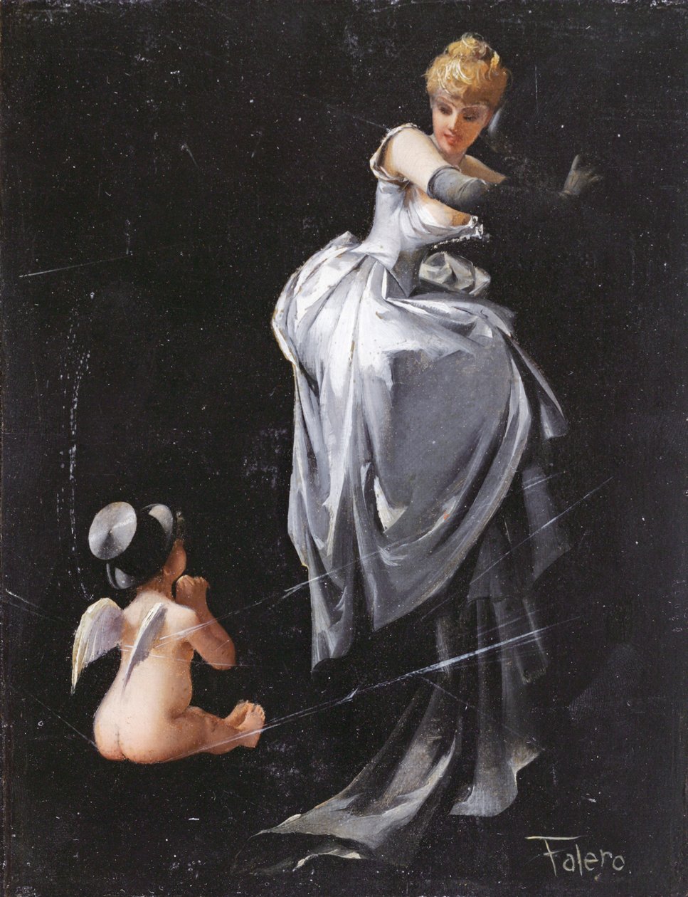 Pris dans la toile - Luis Riccardo Falero