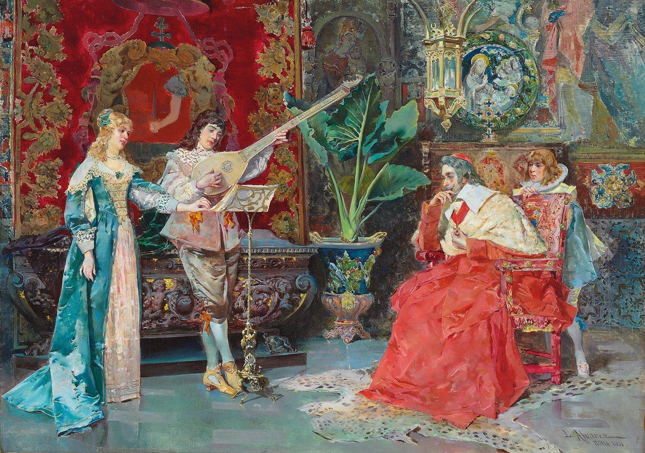 Une Interlude musicale, 1881 - Luis Alvarez Catalá