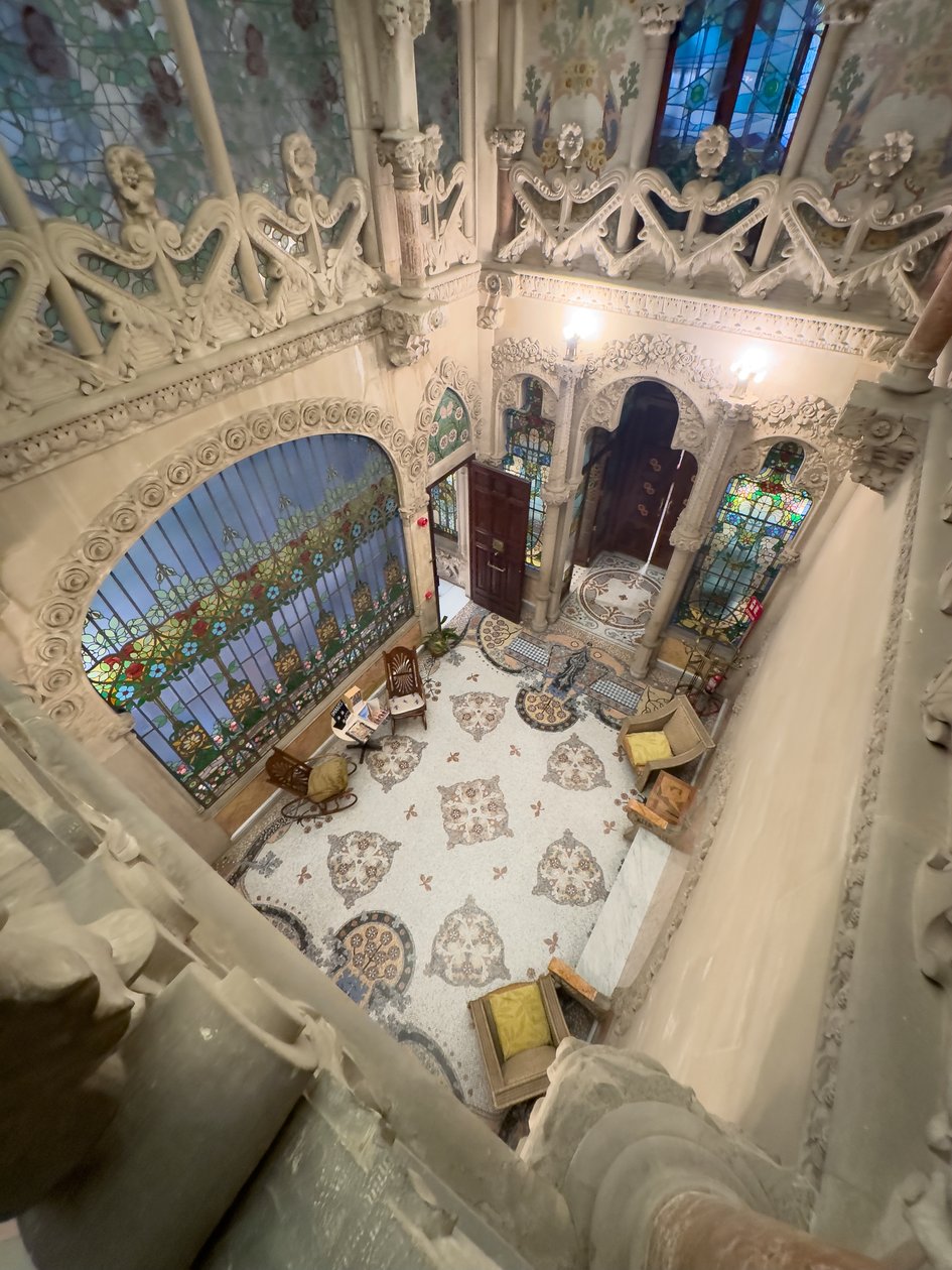 Le hall, Casa Navas - Luis Domenech i Montaner