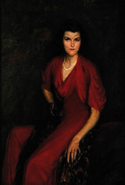 La Robe Rouge - Lydia Field Emmett