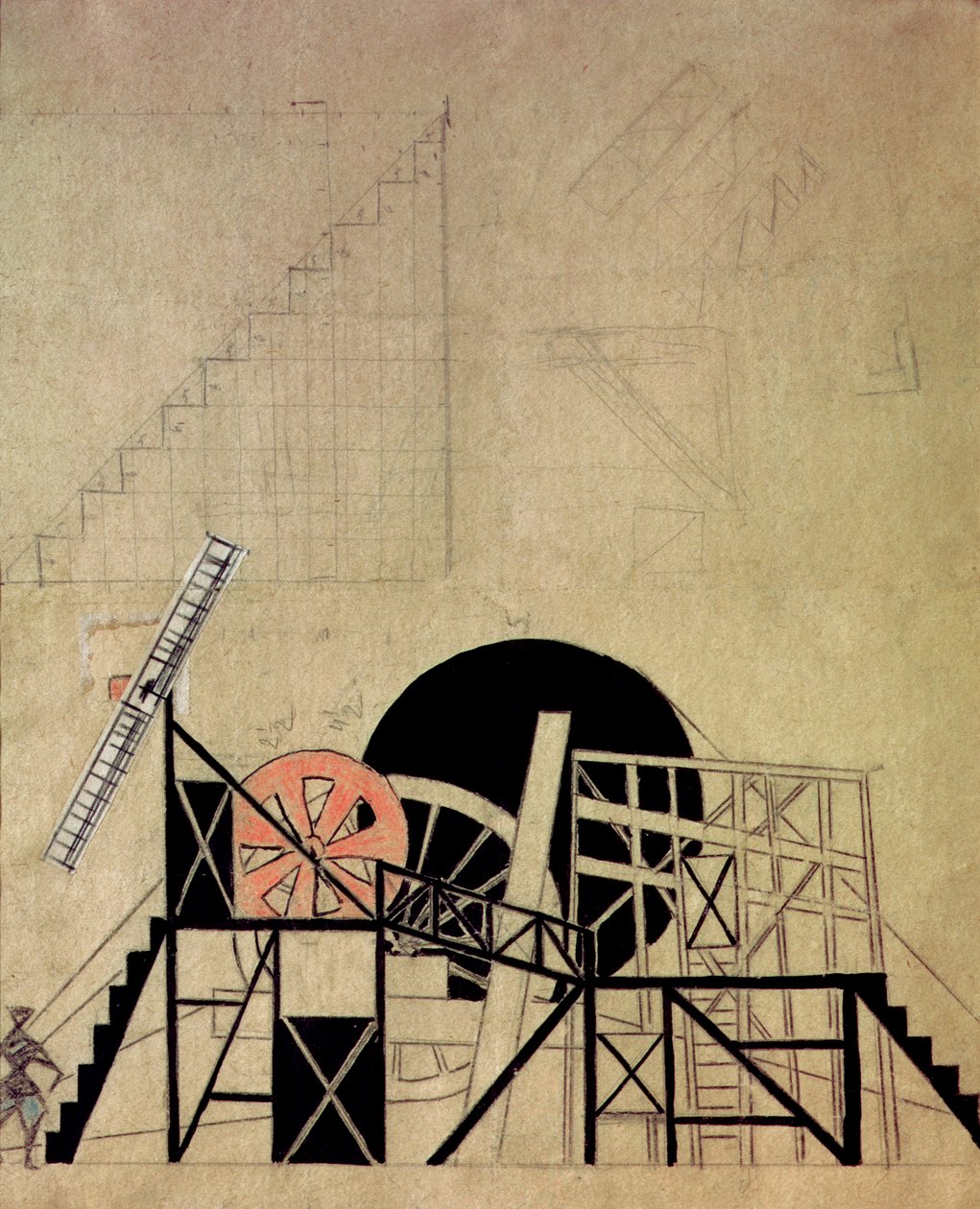 Décor de scène pour la pièce 