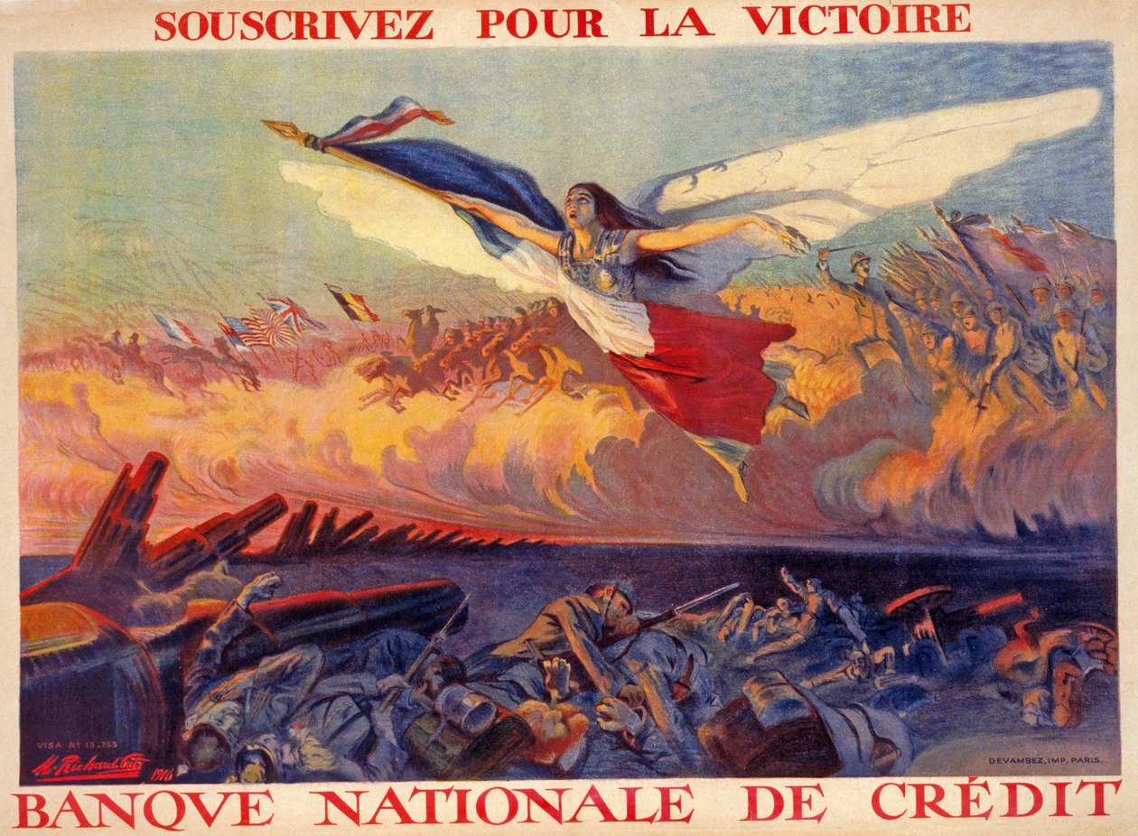 Souscrivez pour la Victoire, Banque Nationale de Crédit, pub. 1916 - M. Richard Gutz