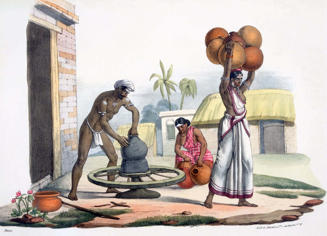 Un potier, 1827-35 - M.E. Burnouf