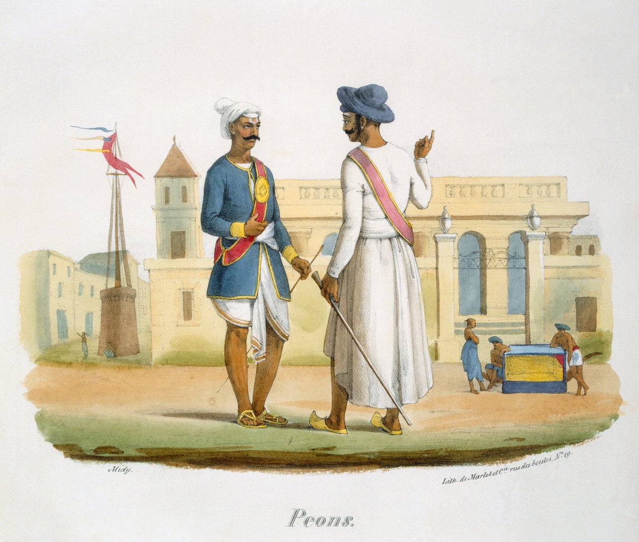 Peons, 1827-35 - M.E. Burnouf