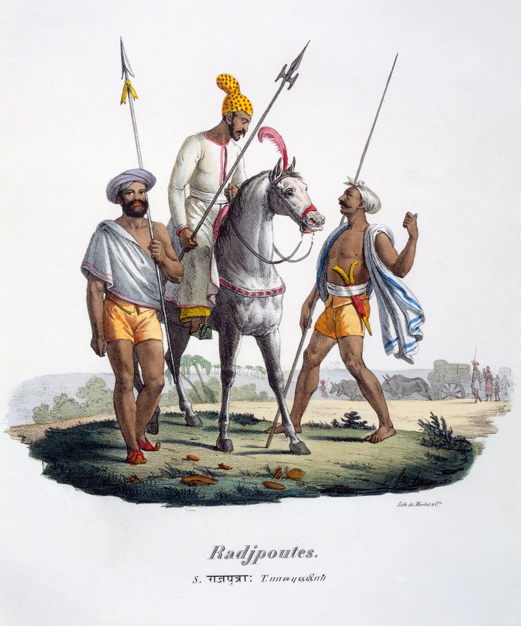 Rajputs, 1827-35 - M.E. Burnouf