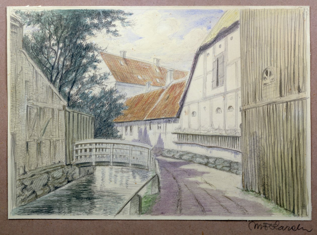 Pont sur le Canal - M.F. Larsen