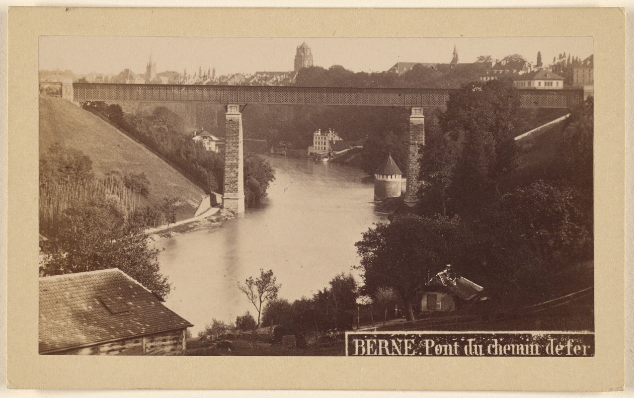 Berne. Pont du chemin defer. - M. Vollenweider