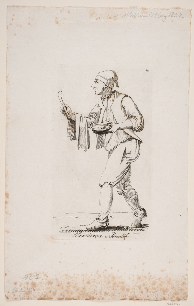 Le barbier à Steenløse - M. W. Schmith