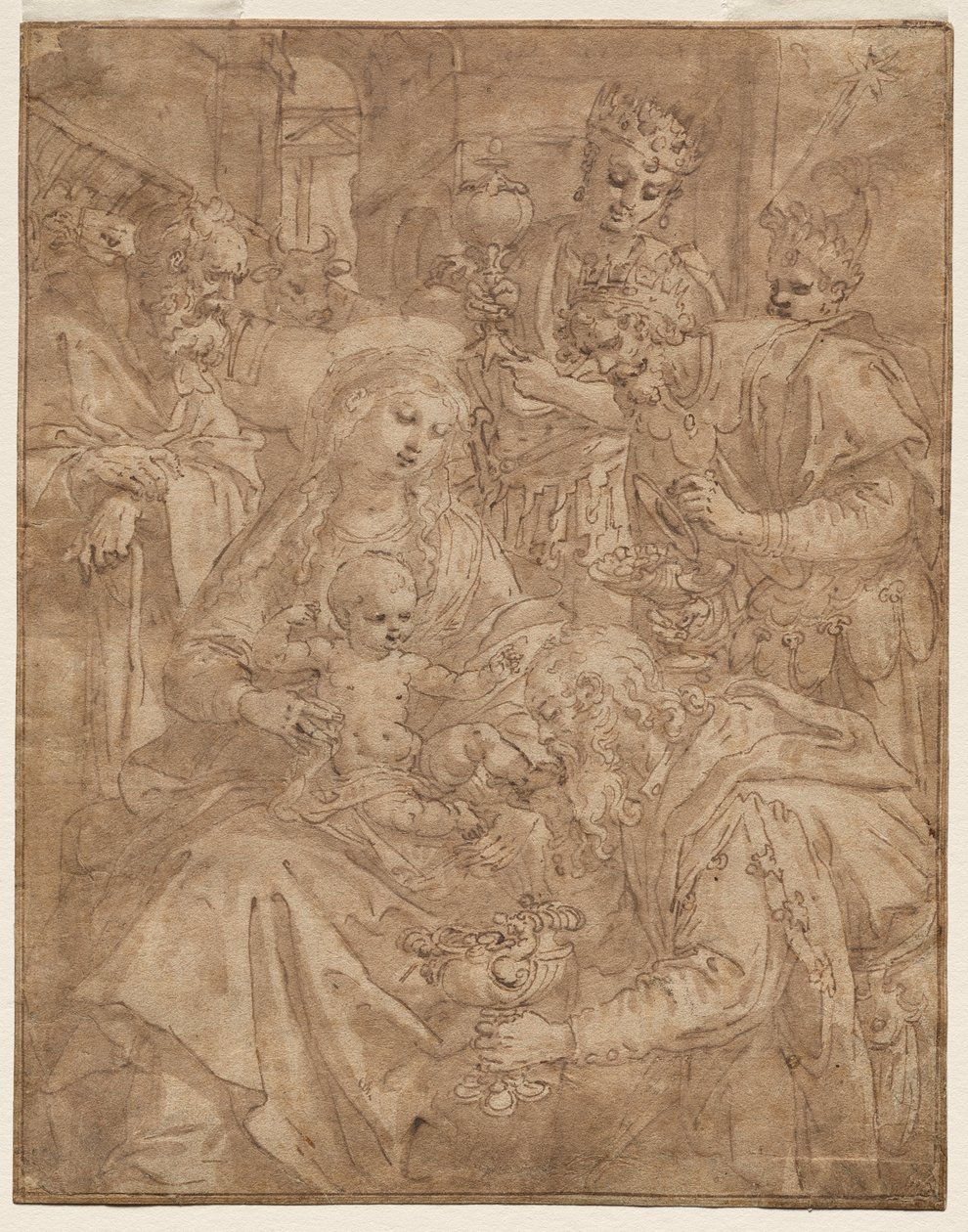Adoration des mages - Maarten de Vos