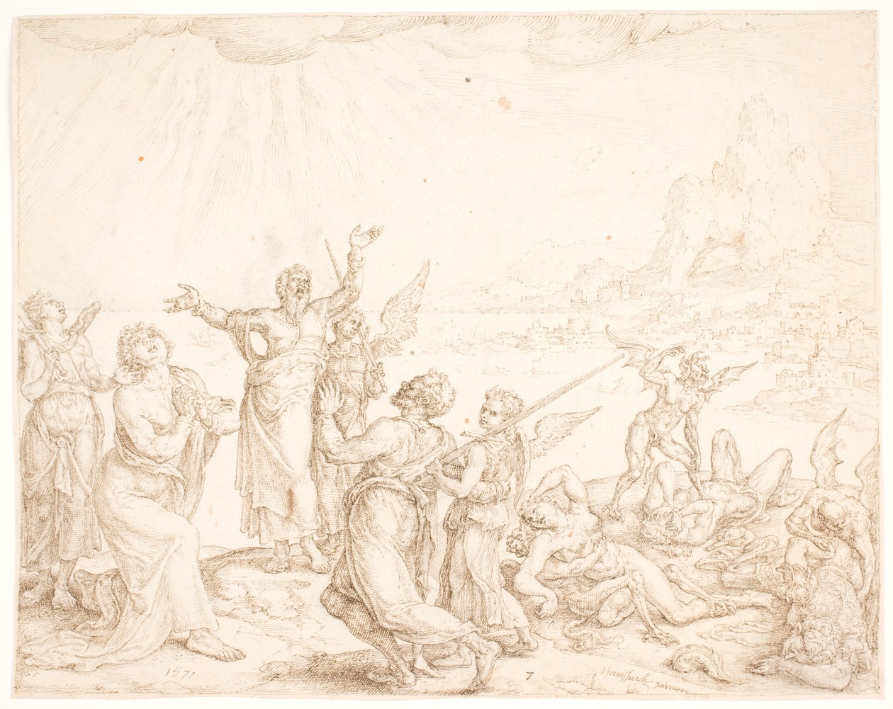 Sed libera nos (mais délivre-nous) - Maarten van Heemskerck