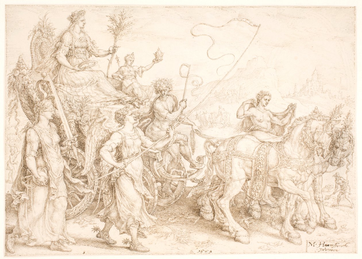 Char triomphal. Pax (Paix) - Maarten van Heemskerck