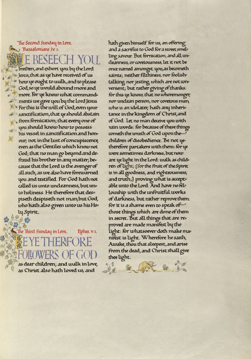 Page de texte décorée - Madelyn Walker