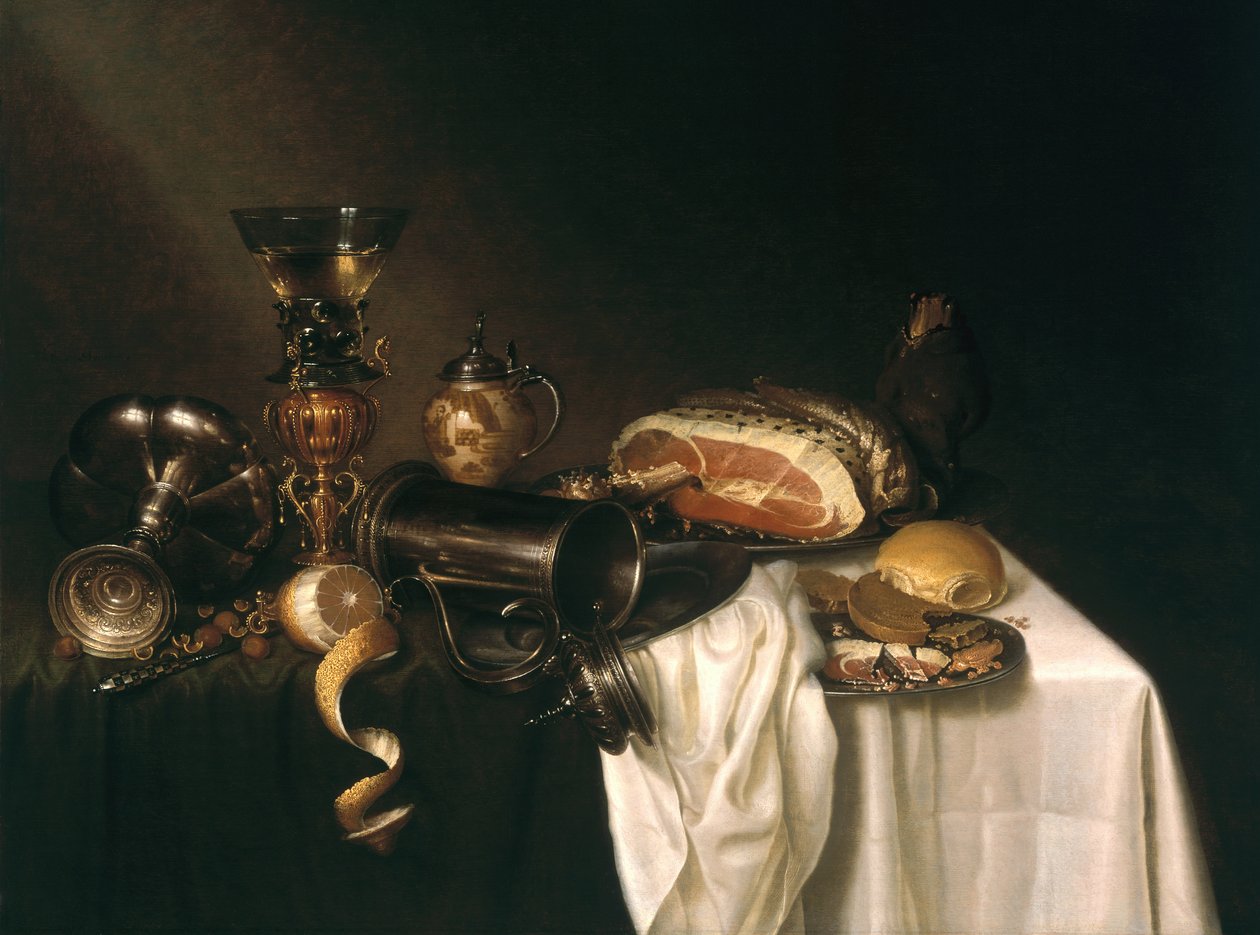 Une pièce de petit-déjeuner - Maerten Boelema de Stomme