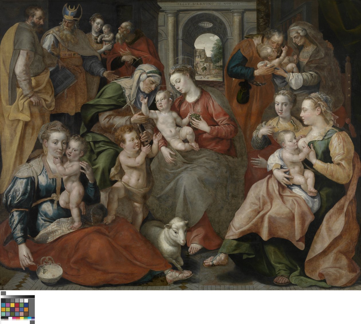 La famille de Sainte Anne - Maerten de Vos