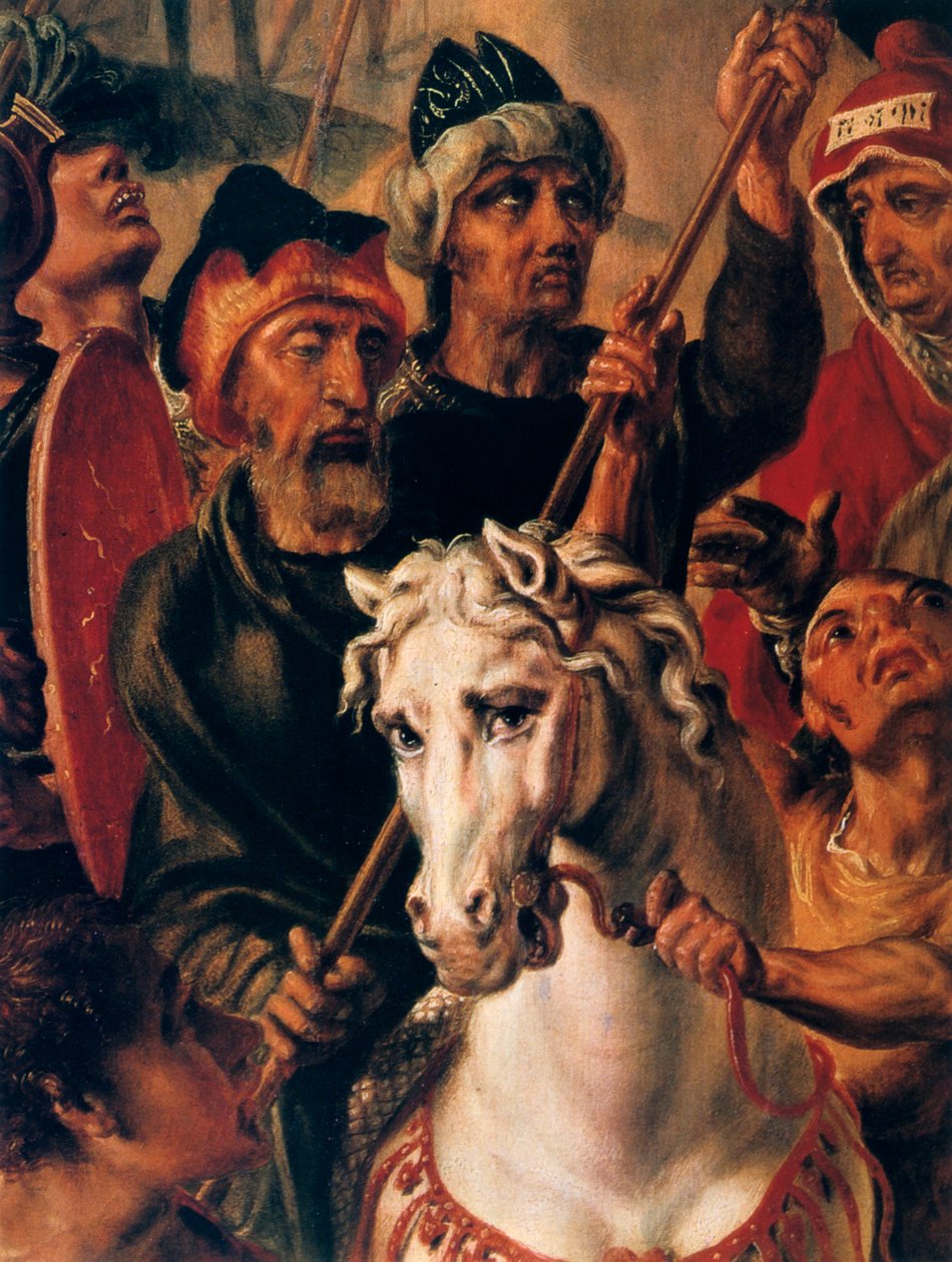 Calvaire (détail) du panneau central, 1545-1550 - Maerten van Heemskerck