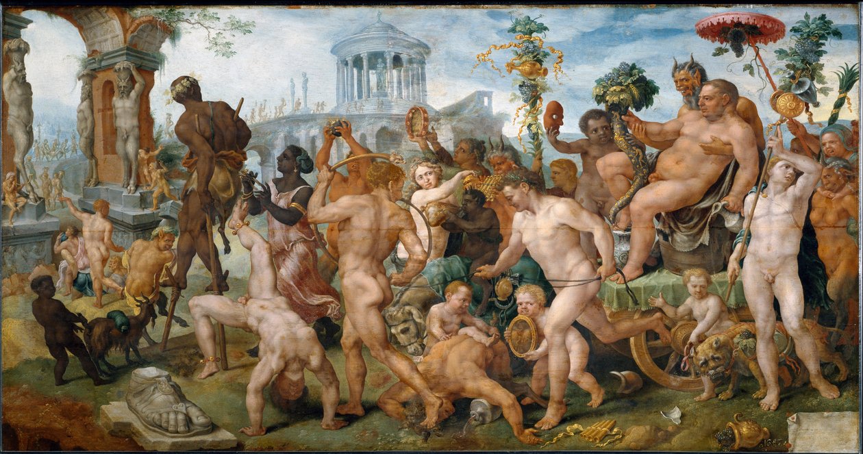 Procession triomphale de Silène - Maerten van Heemskerck