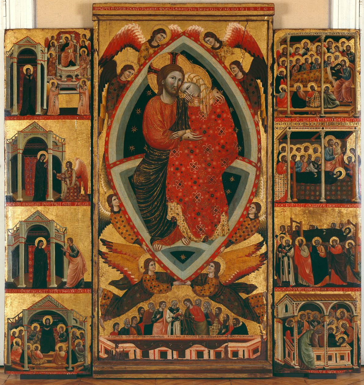 Triptyque de la Vierge - Maestro di Cesi