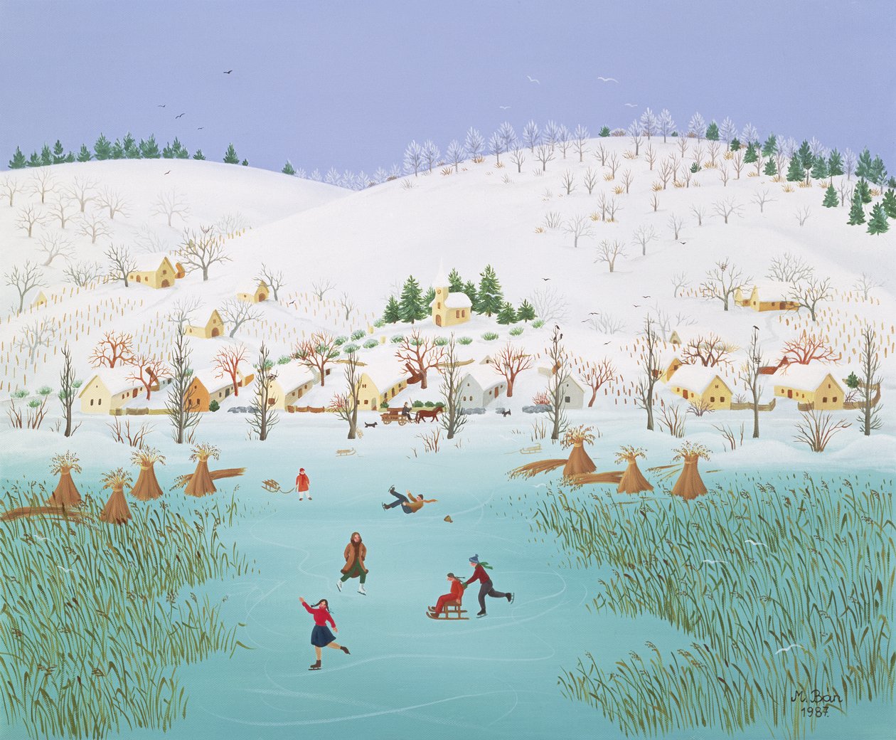 Sur le lac gelé, 1987 - Magdolna Ban