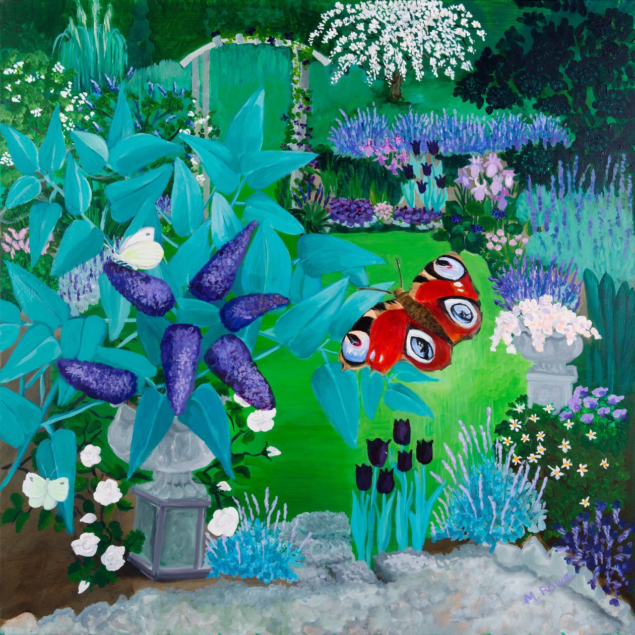 Jardin mauve, 2013 - Maggie Rowe